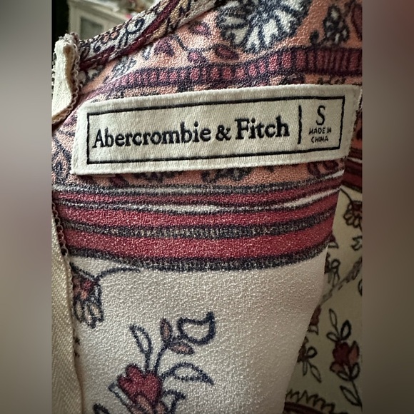 Abercrombie & Fitch Shift Paisley Dress Size S - Picture 4 of 5